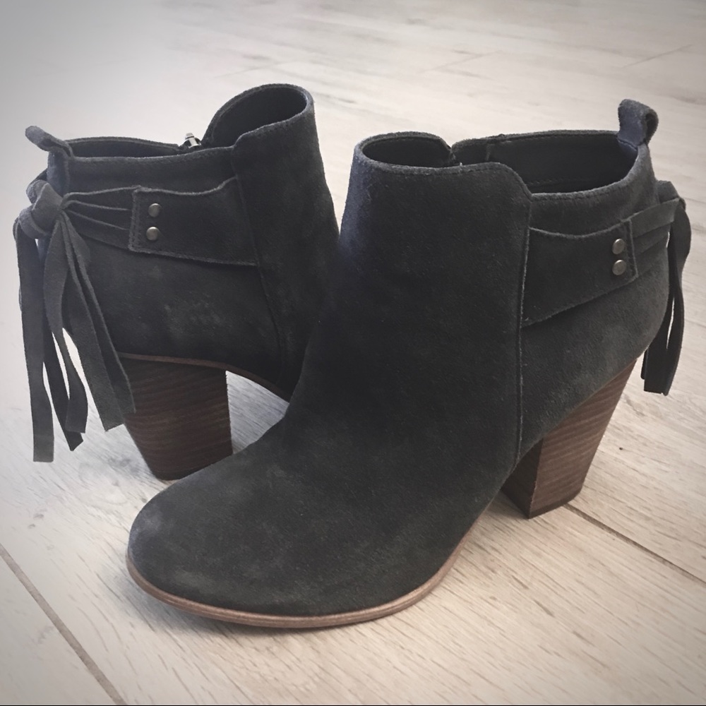 🔵 Blue Leather Michael Shannon Booties
